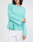 Oversize Longshirt mit Streifen