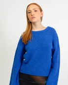 Weicher Pullover mit Rundhalsausschnitt