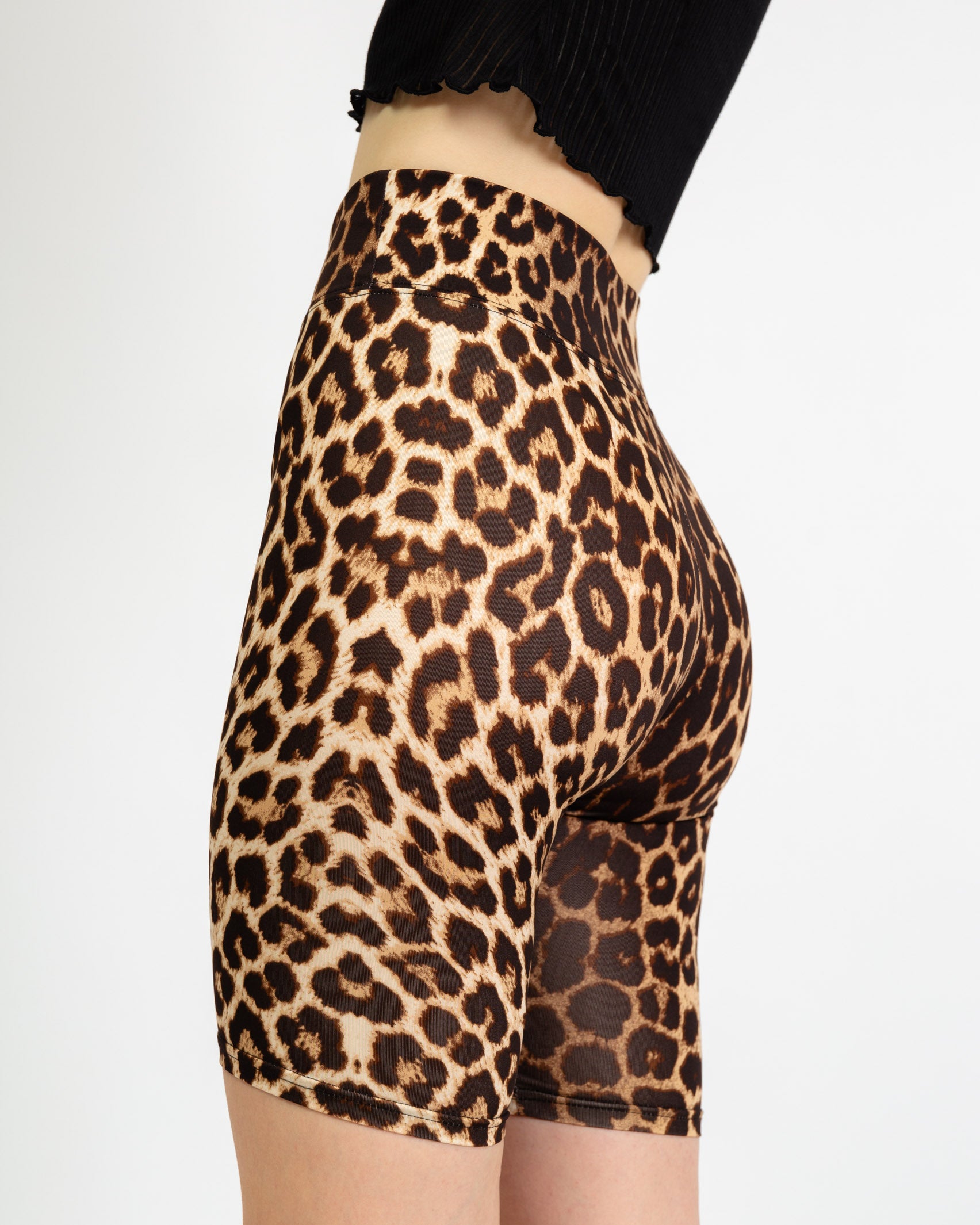 Bikershorts mit Leoprint