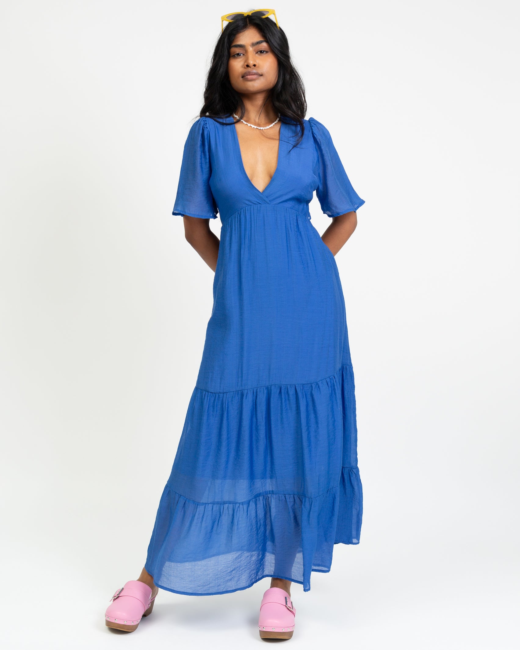 Blaues luftiges kleid Clearance