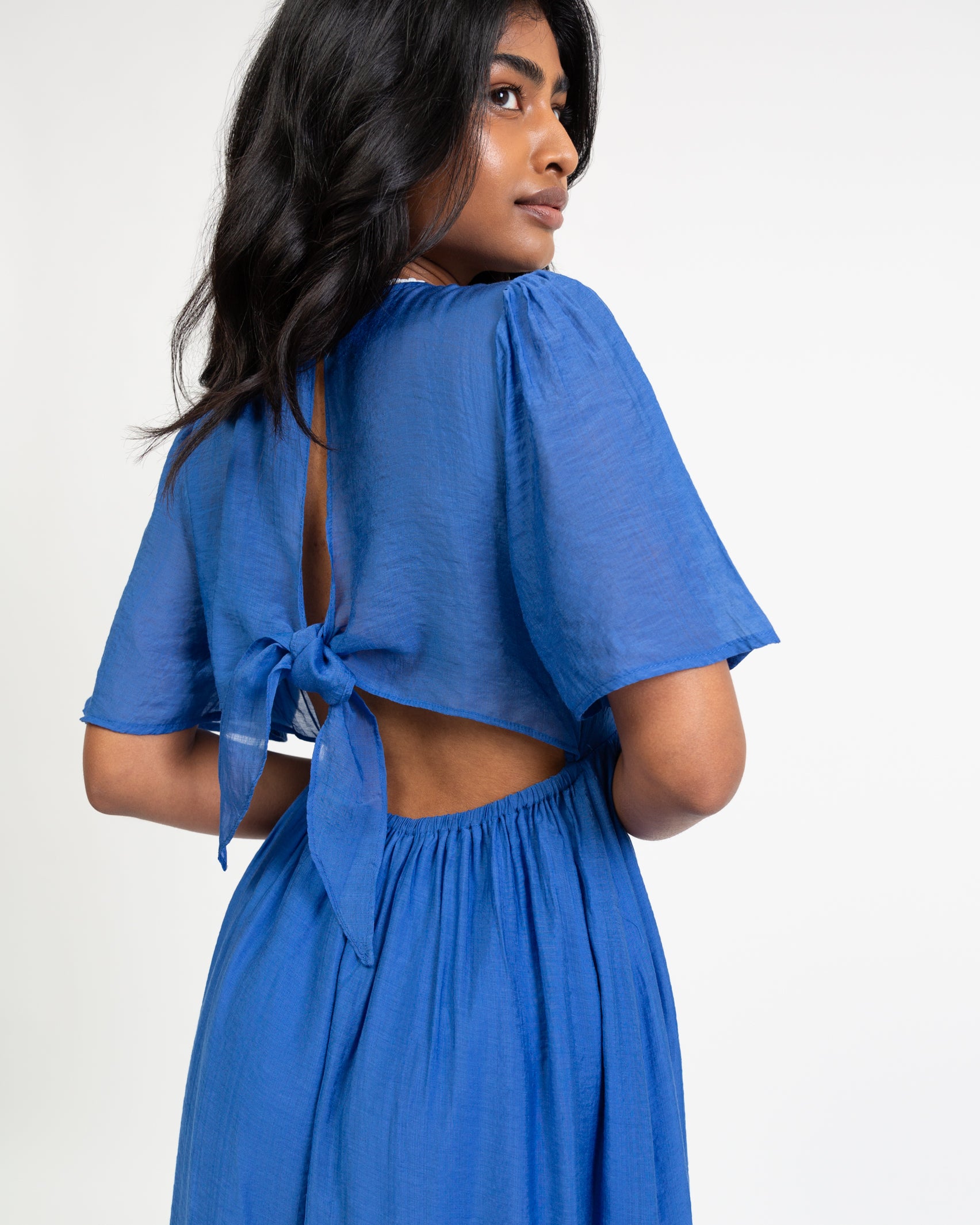 Blaues luftiges kleid Clearance