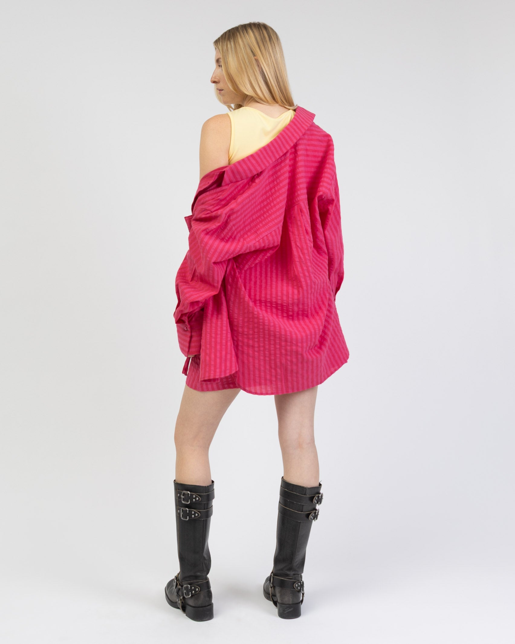 Mini Rock mit pinken Streifen