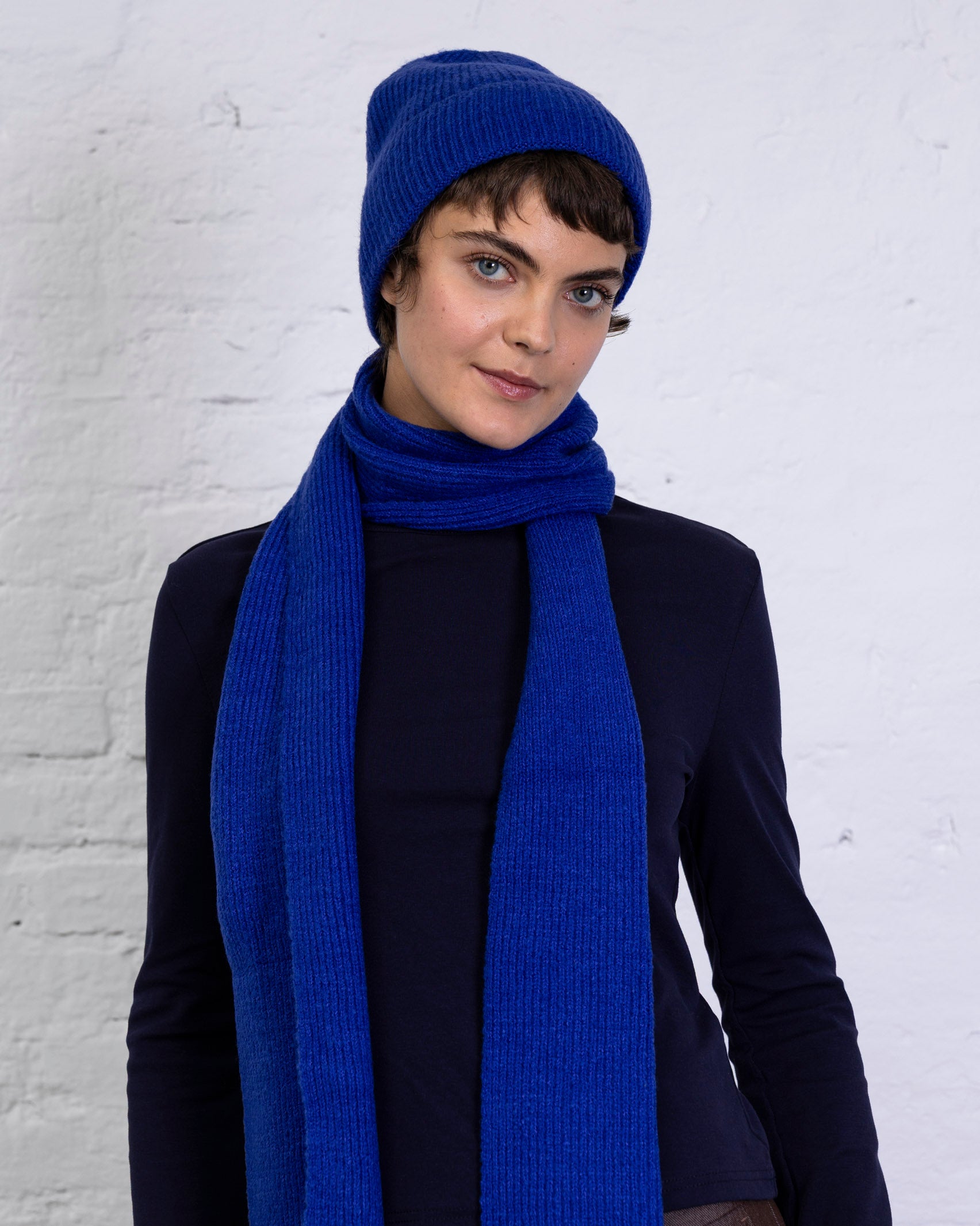 Weiche Strickmütze
