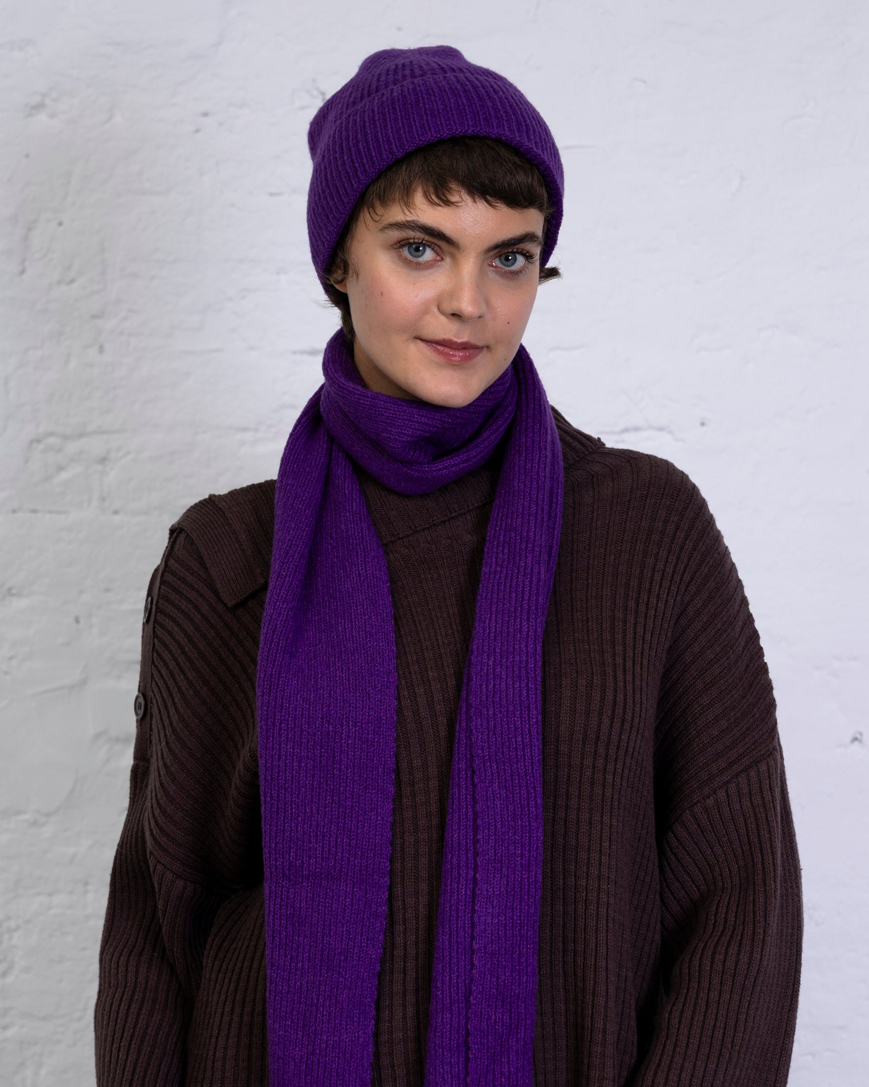 Weiche Strickmütze