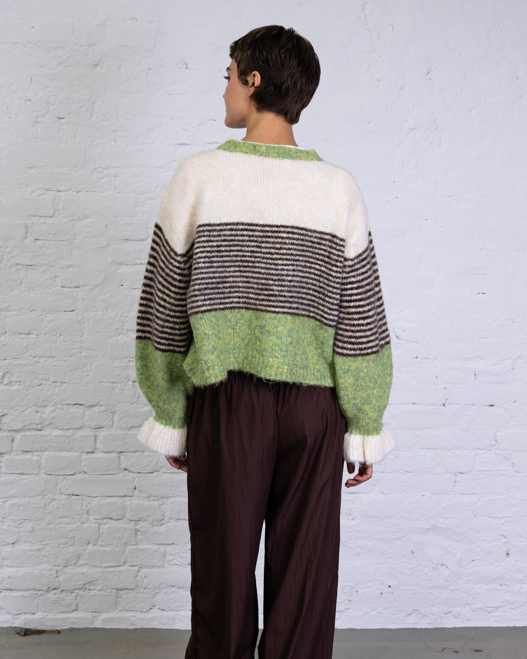 Verspielte Strickjacke