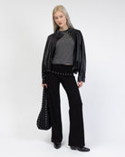 Kunstleder Bomberjacke