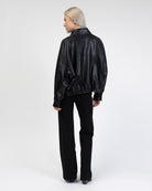 Kunstleder Bomberjacke