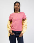 Gestreiftes Basic Kurzarmshirt