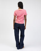 Gestreiftes Basic Kurzarmshirt