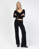 Weiche Hose mit gefaltetem Bund