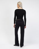 Weiche Hose mit gefaltetem Bund