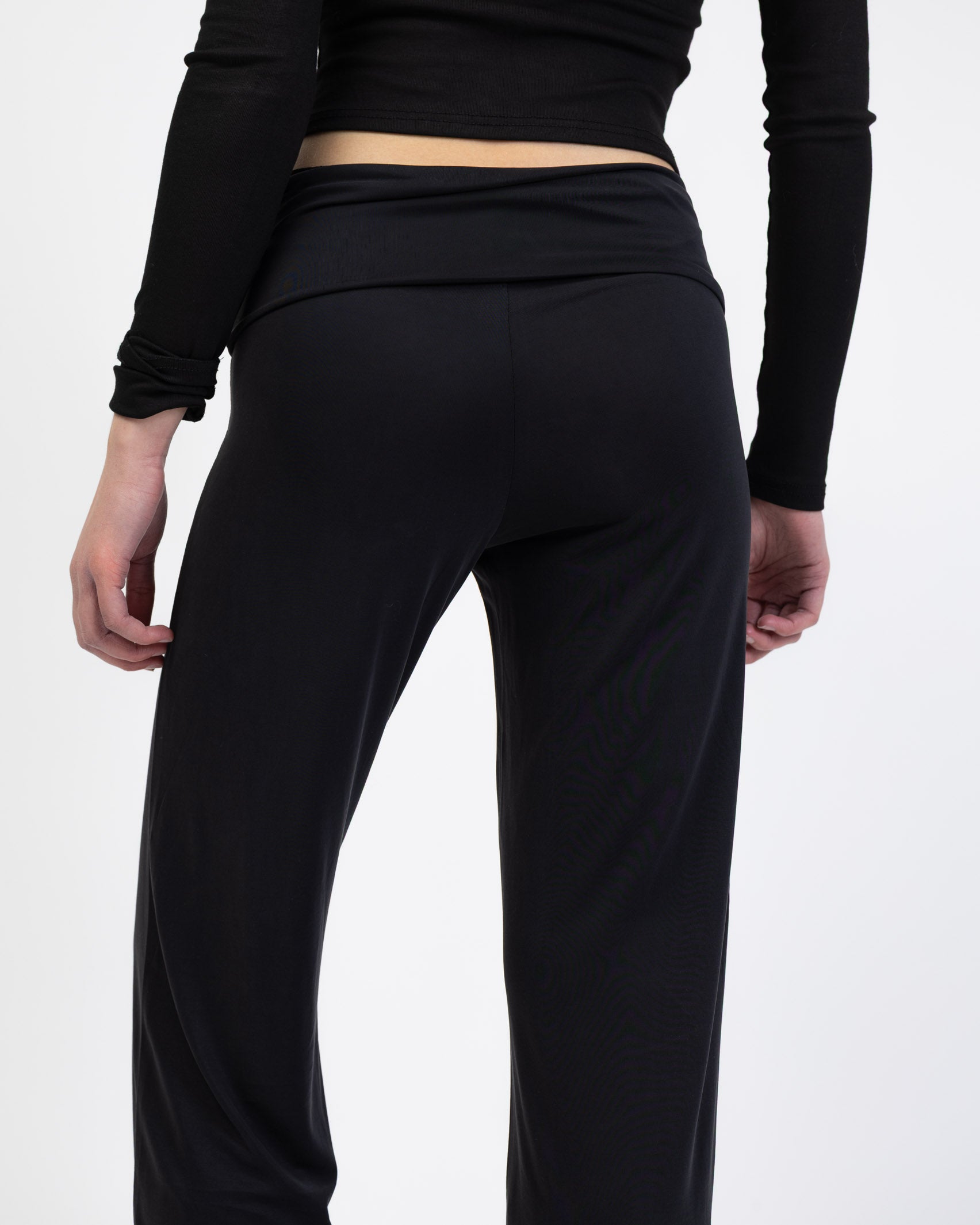 Weiche Hose mit gefaltetem Bund