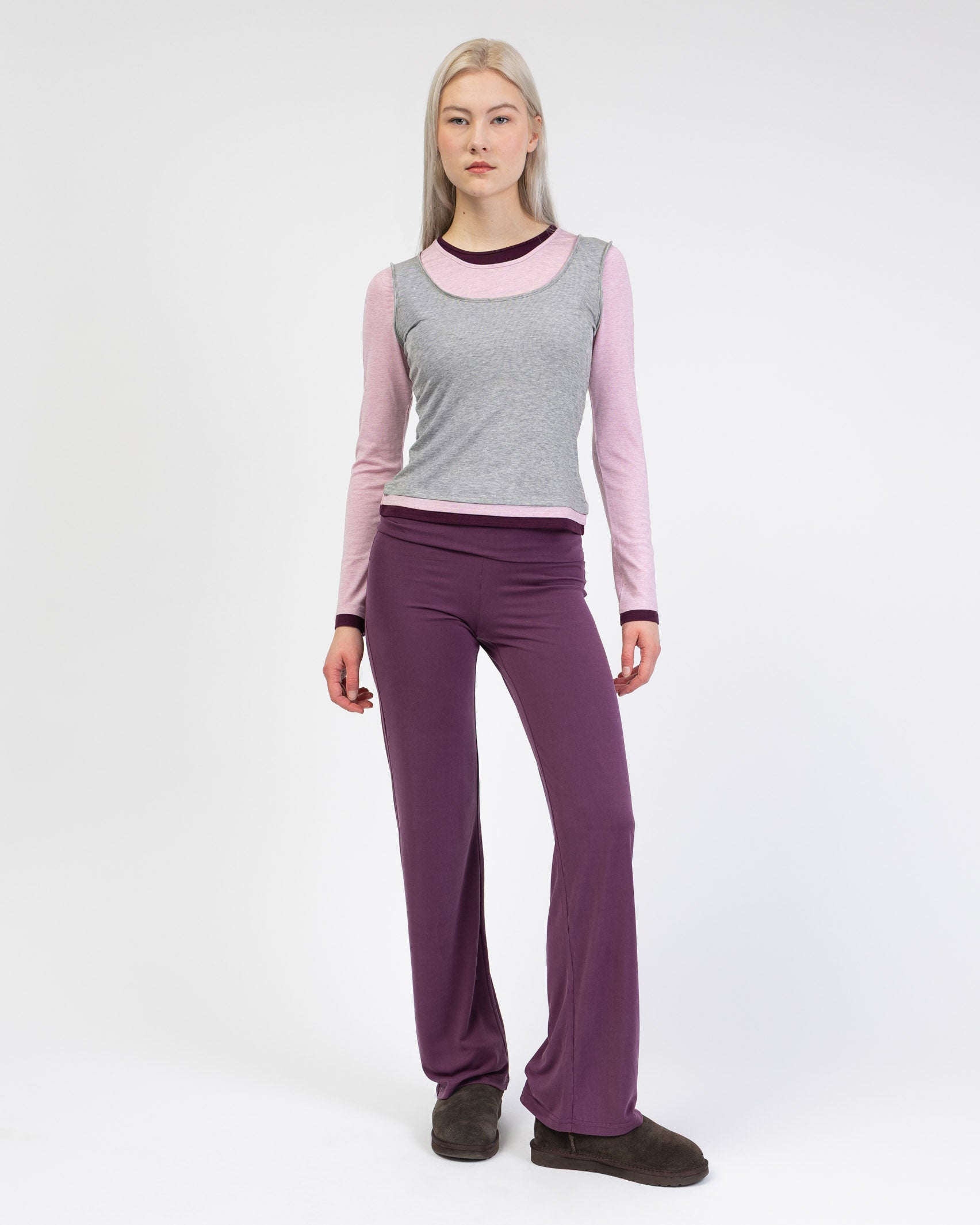 Weiche Hose mit gefaltetem Bund