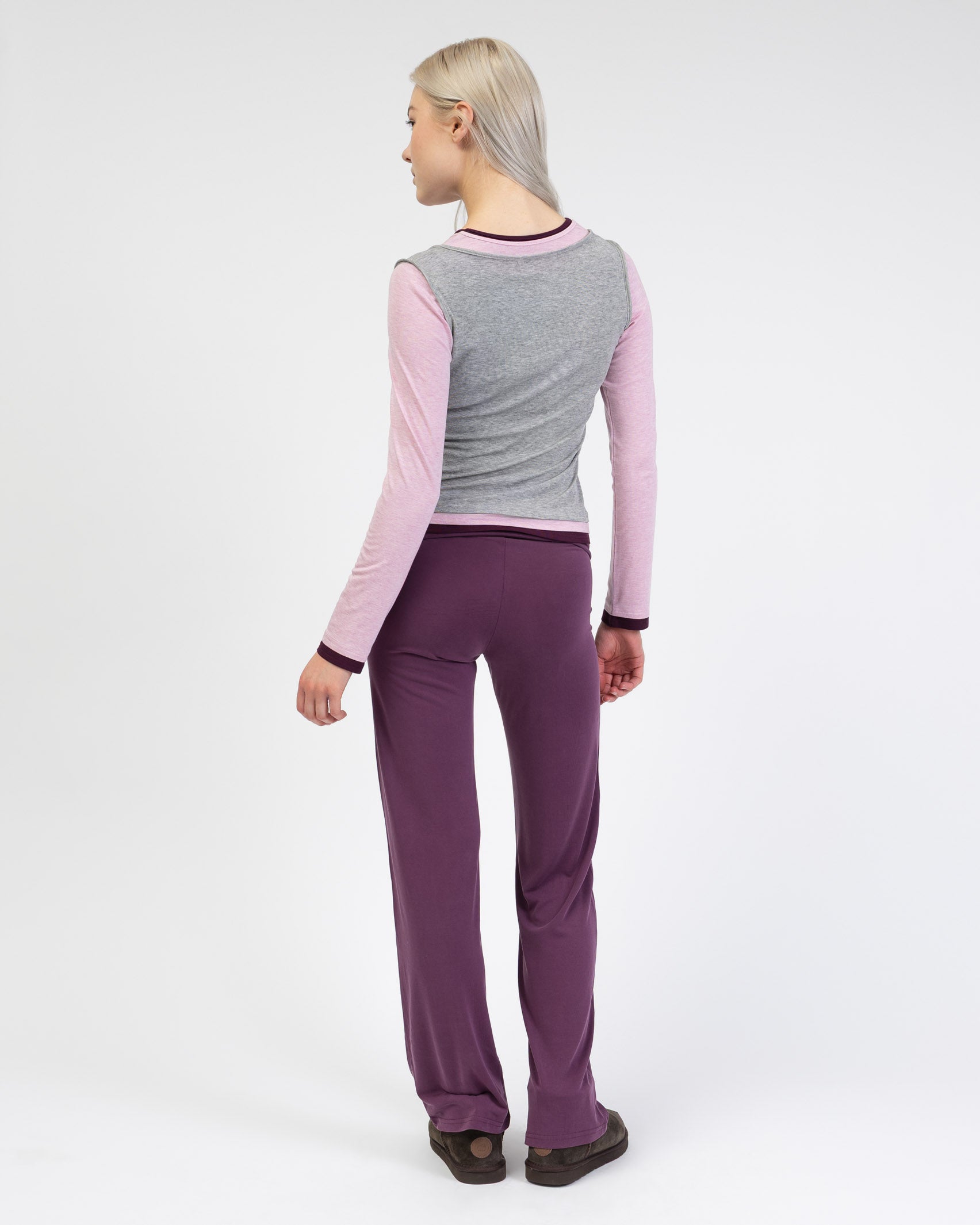 Weiche Hose mit gefaltetem Bund