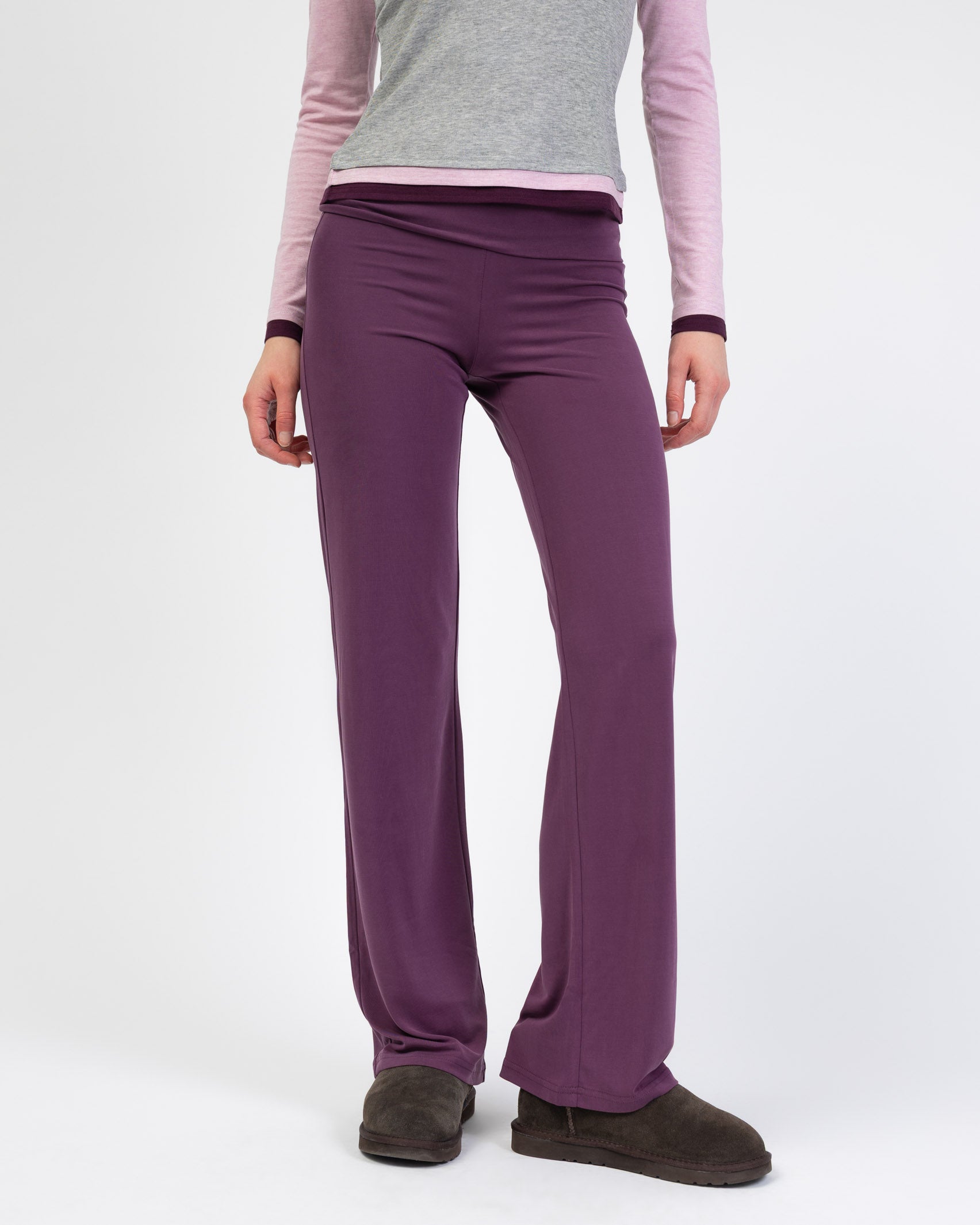 Weiche Hose mit gefaltetem Bund