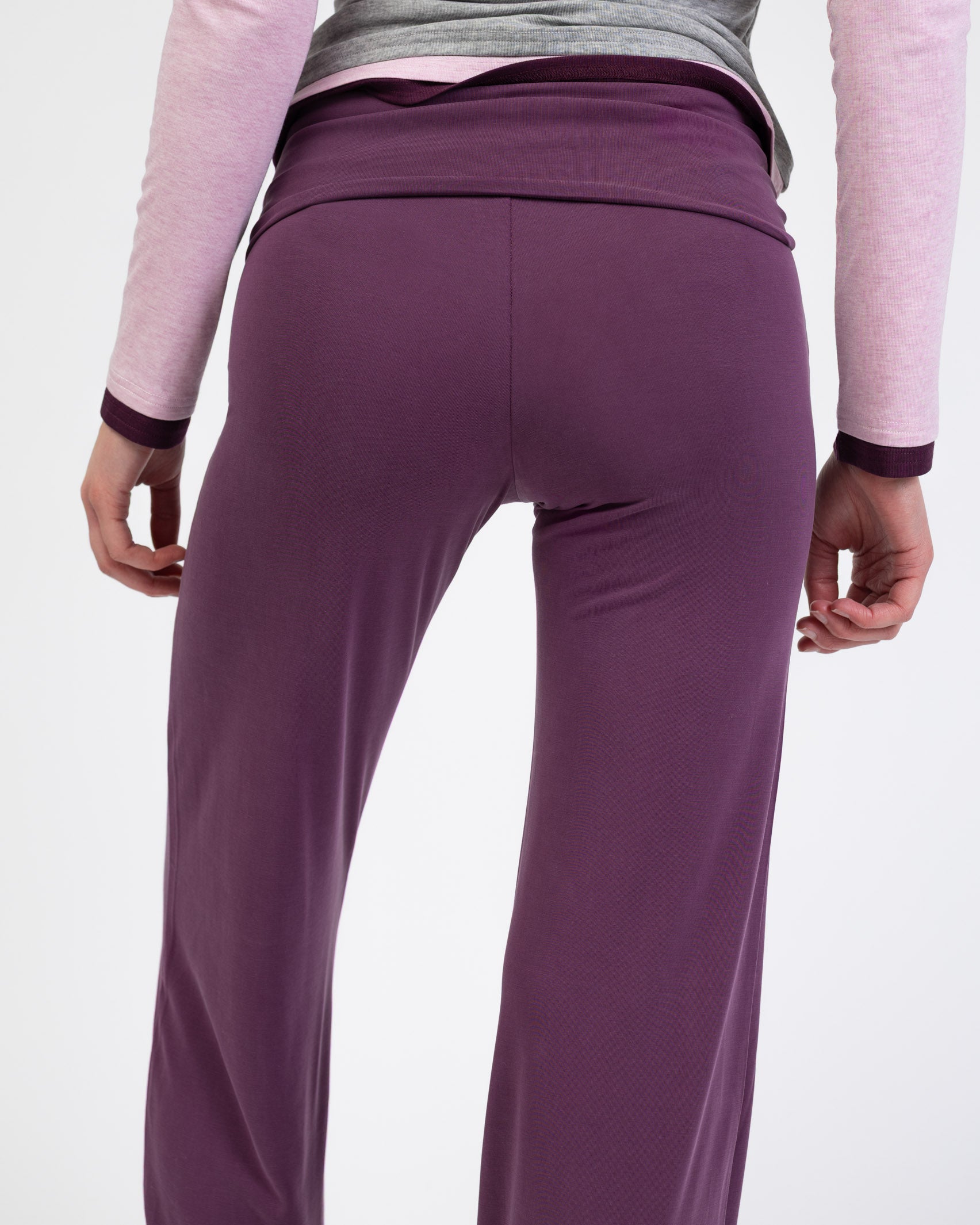 Weiche Hose mit gefaltetem Bund