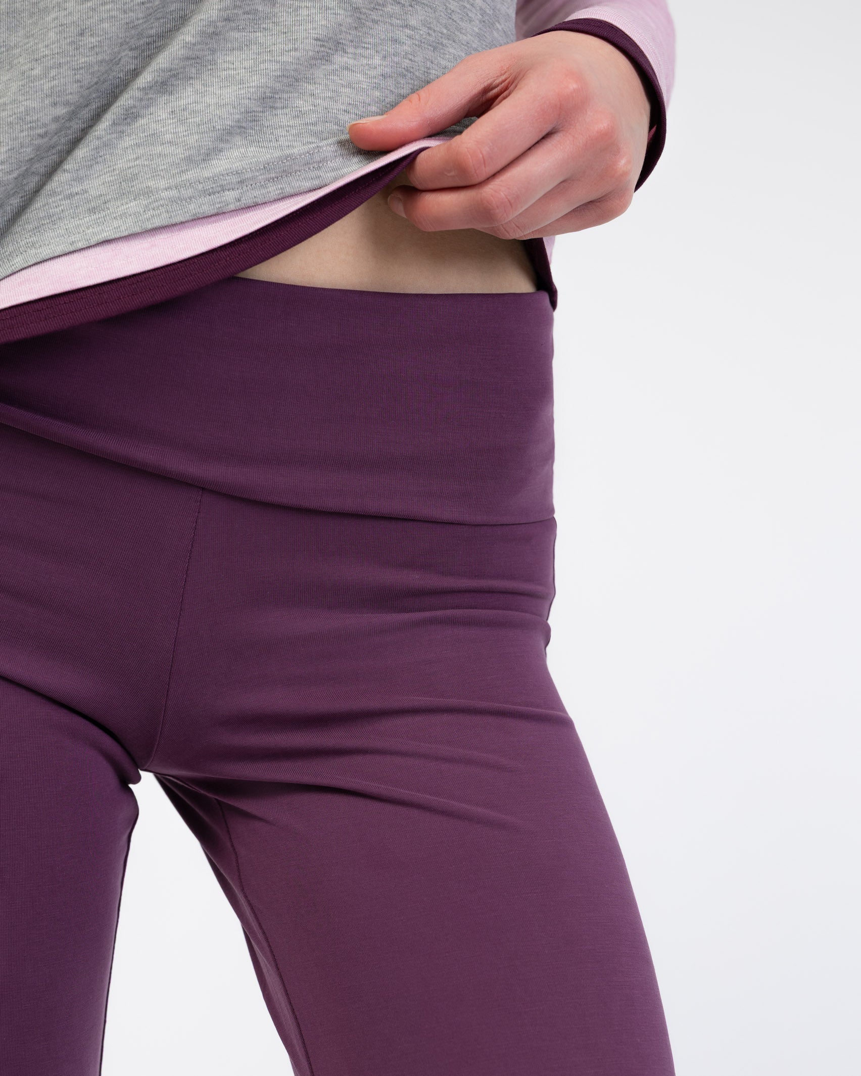 Weiche Hose mit gefaltetem Bund