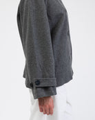 Mantel mit hohem Kragen