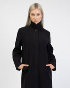 Mantel mit Stehkragen