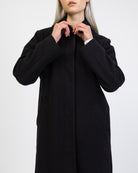 Mantel mit Stehkragen