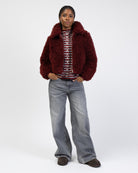 Weiche Jacke mit Reißverschluss