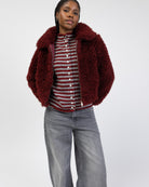 Weiche Jacke mit Reißverschluss