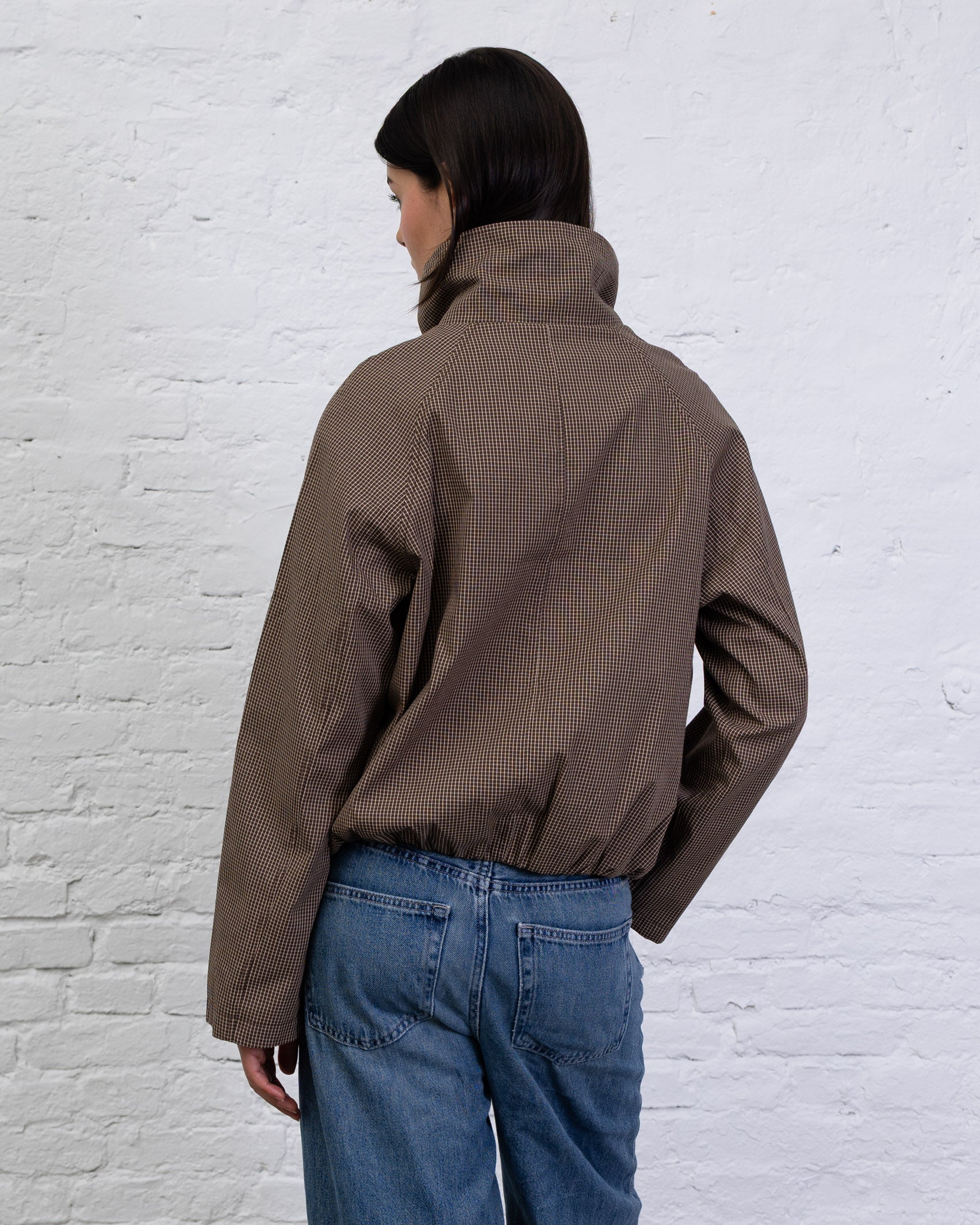Jacke mit asymmetrischer Knopfleiste