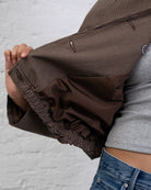 Jacke mit asymmetrischer Knopfleiste