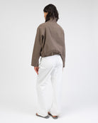 Jacke mit asymmetrischer Knopfleiste