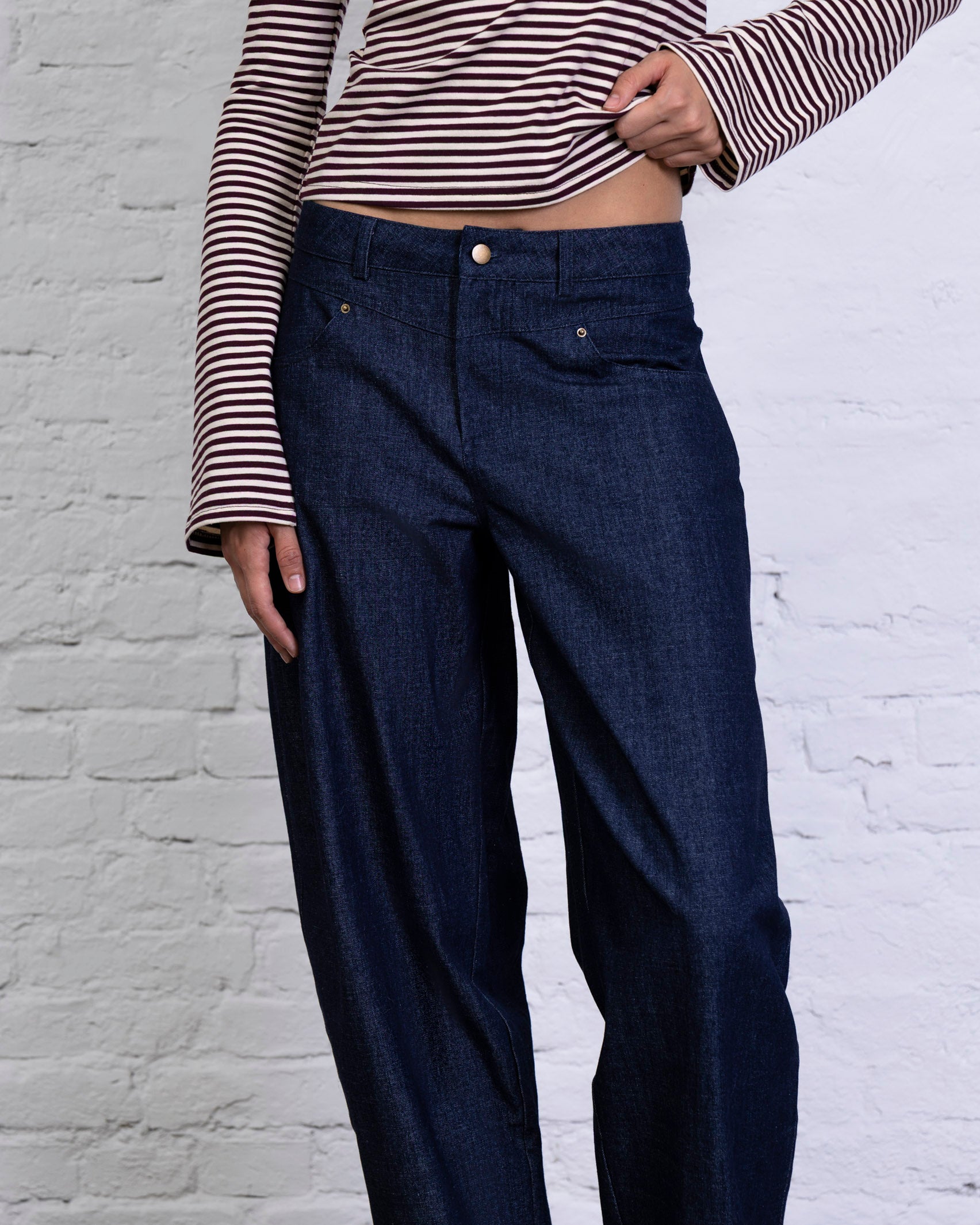 Denim Barrel Jeans
