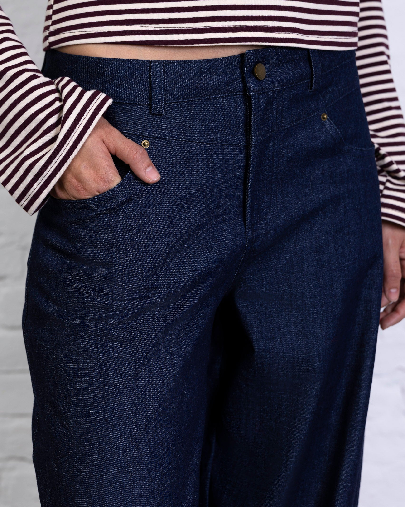 Denim Barrel Jeans