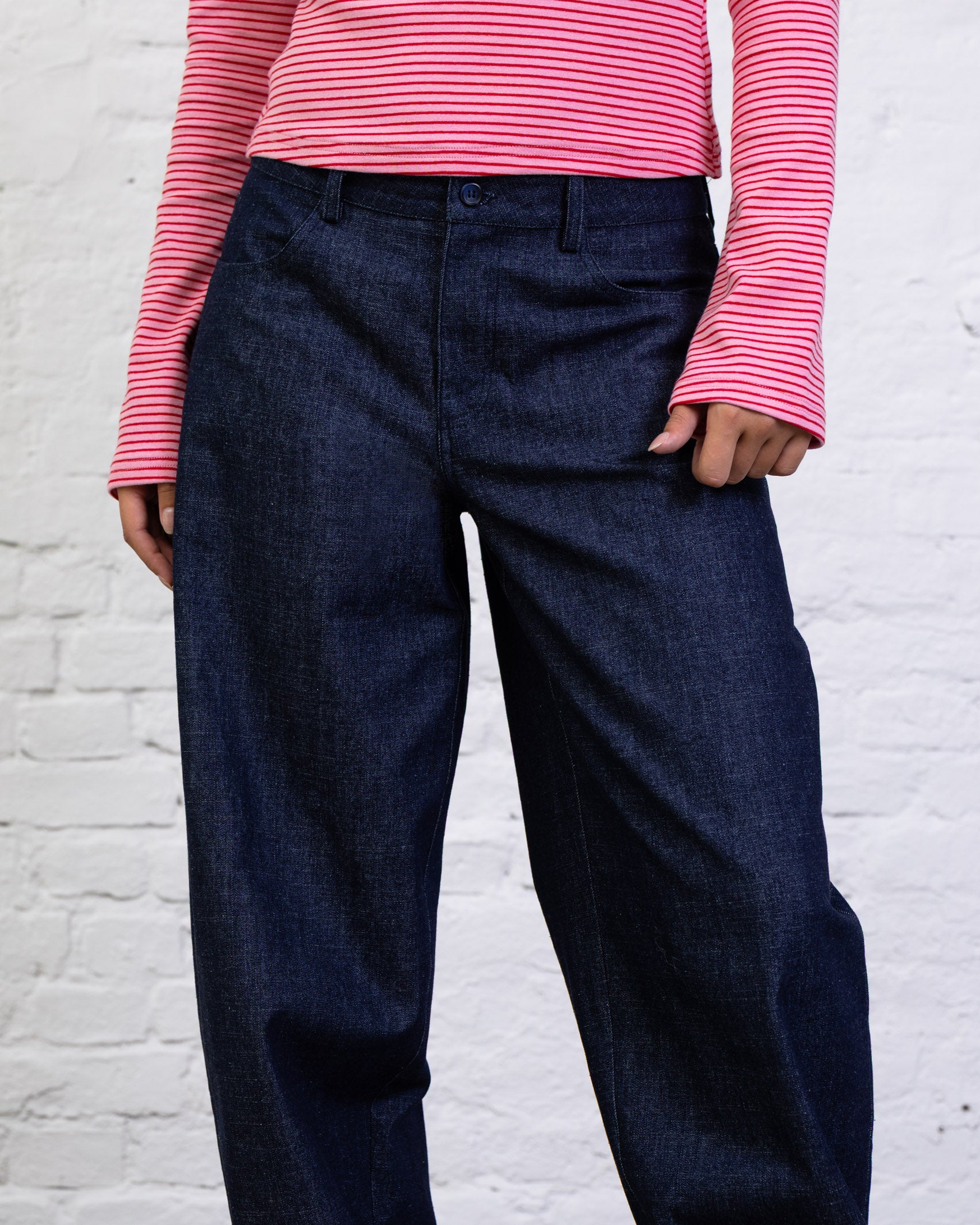 Denim Barrel Jeans