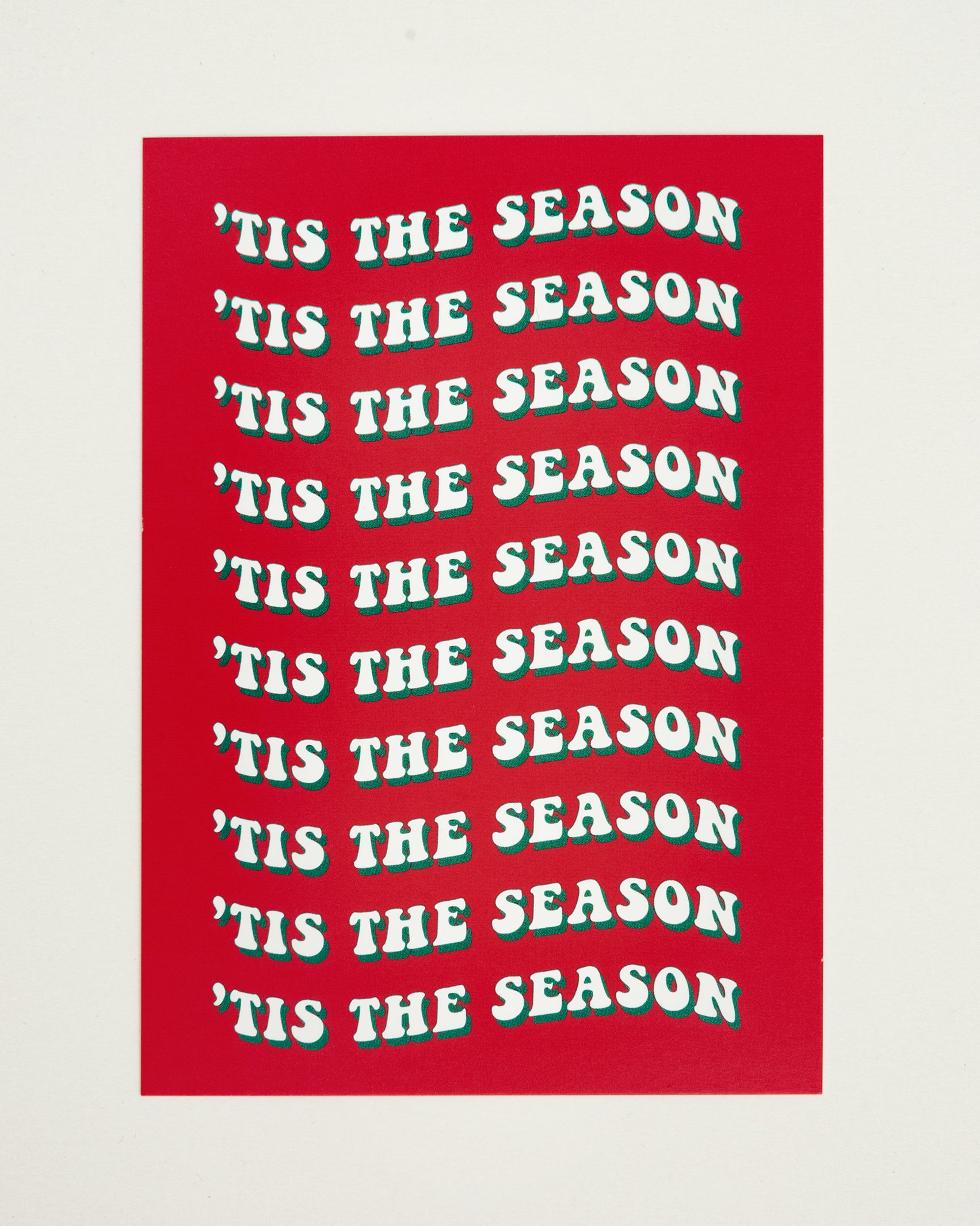 Postkarte 'tis the season - Broke + Schön