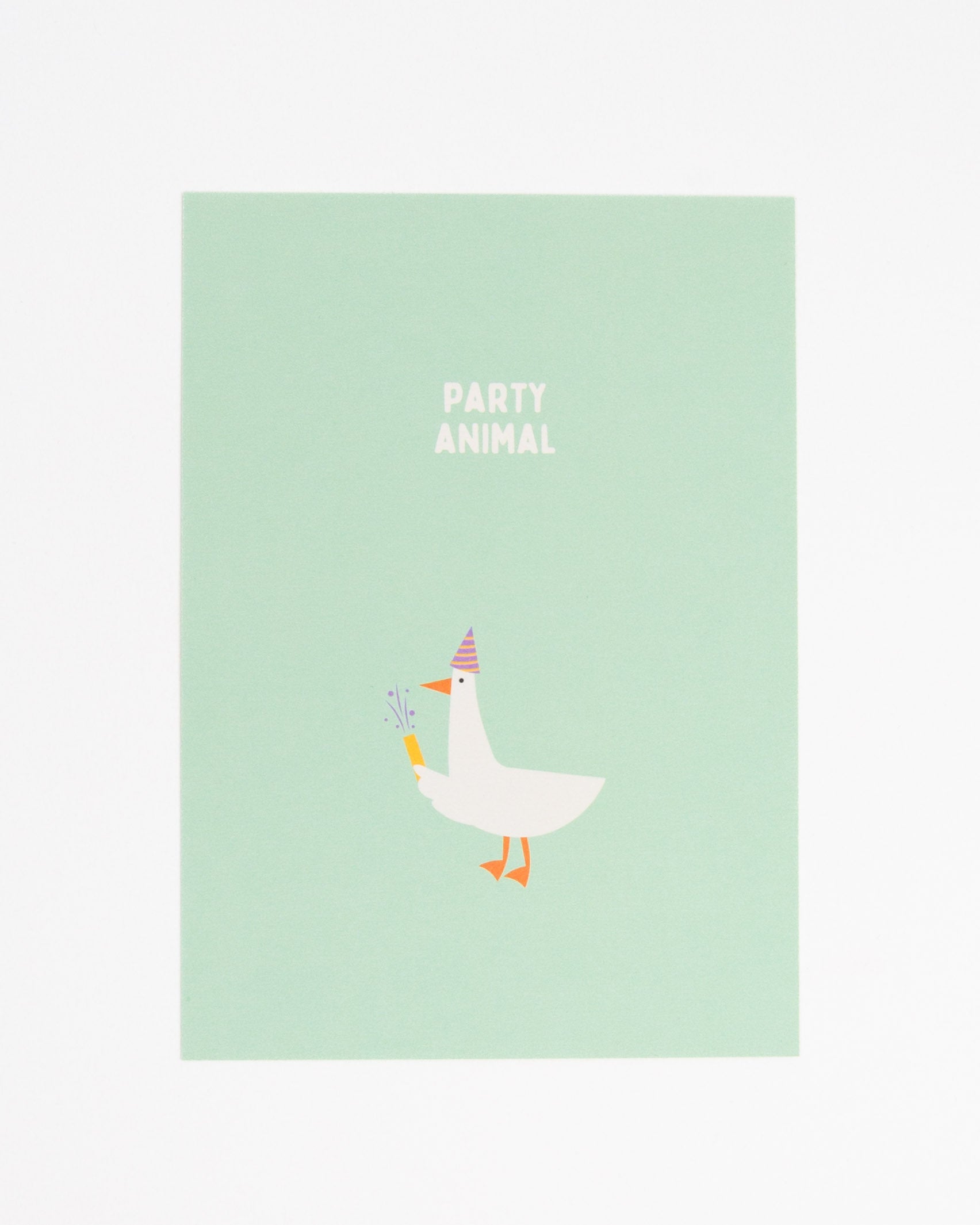 Postkarte Party Animal - Broke + Schön