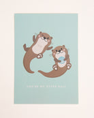 Postkarte You're my otter half - Broke + Schön