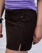 Minirock aus Cord