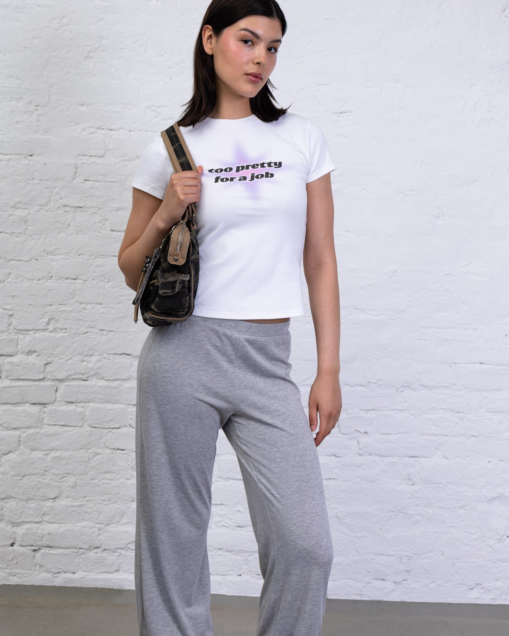 T-Shirt mit Job Print
