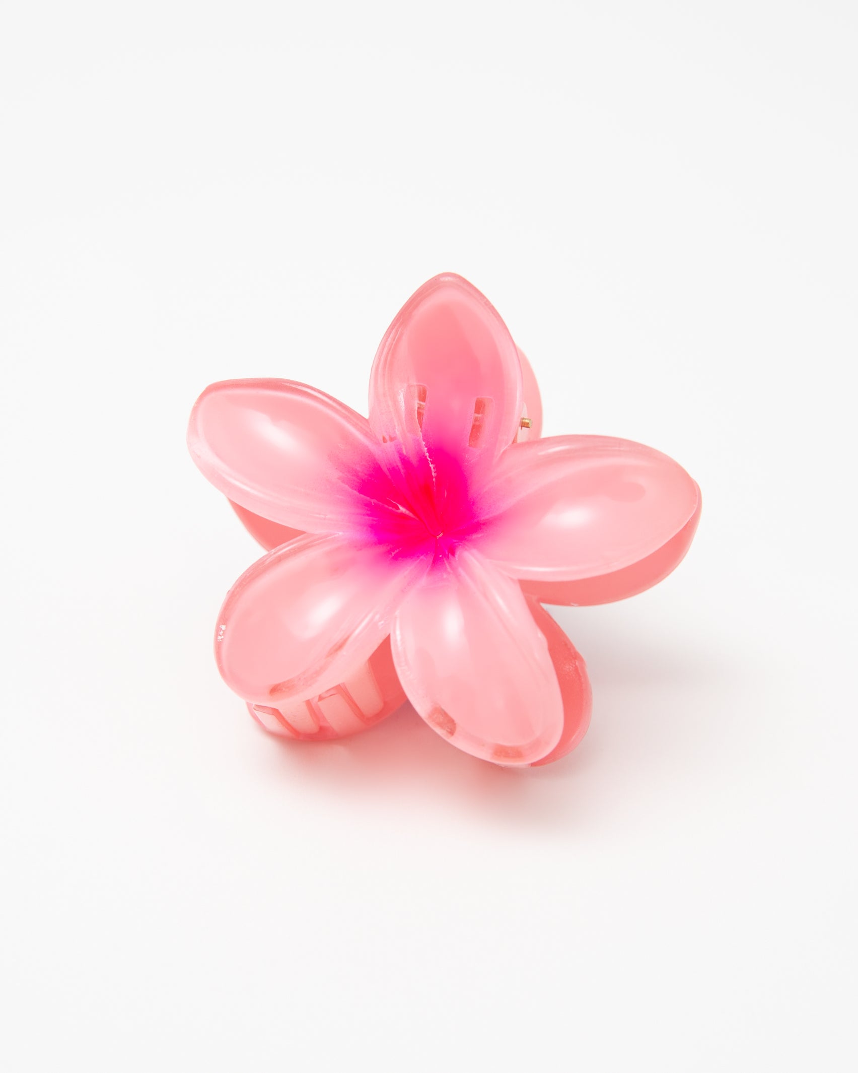 Pinker Blumenhaarclip-Broke+Schön