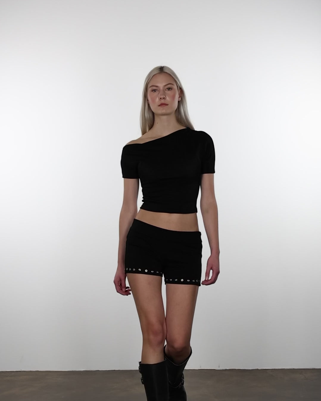 Microshorts mit Ösen