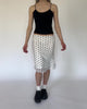 Midi Rock mit Polkadotprint