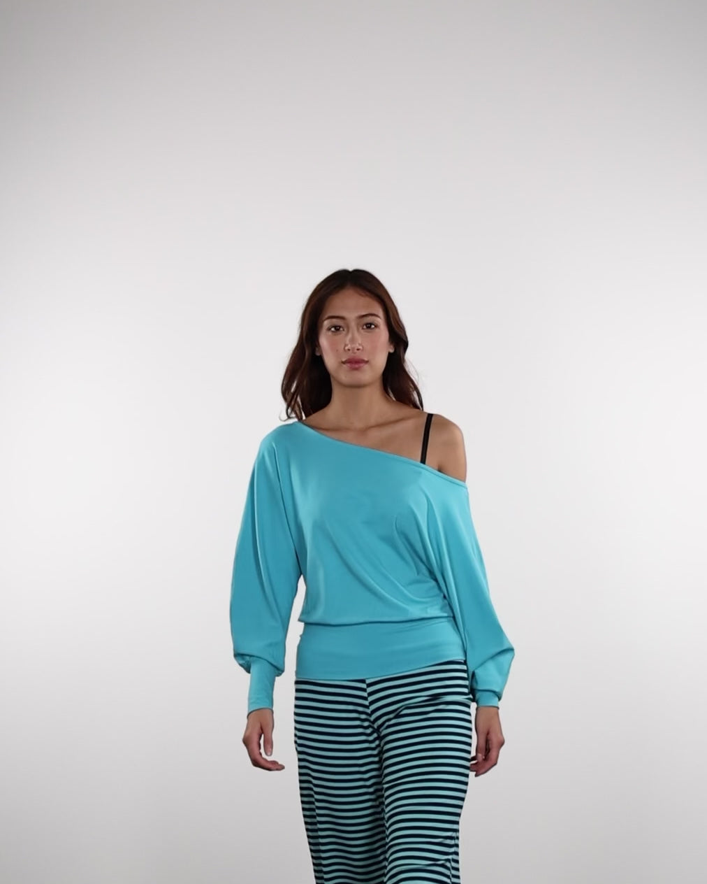 Offshoulder Langarmshirt