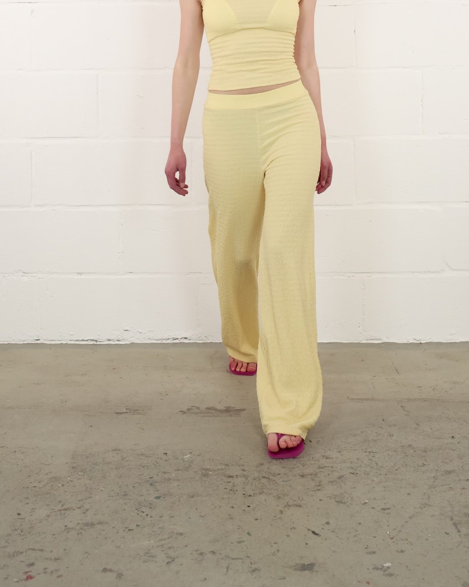 Hose in Knitteroptik