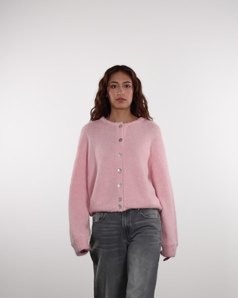 Strickjacke mit weichem Material