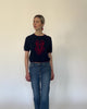 Strickshirt mit Lobsterprint