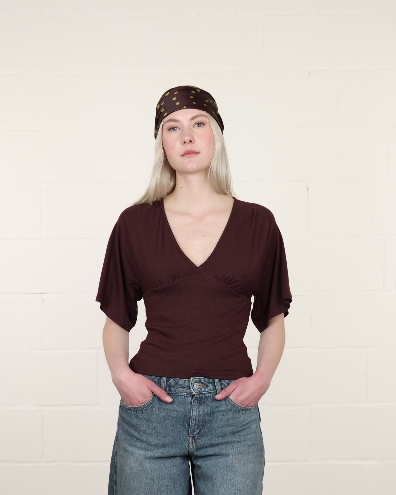 T-Shirt mit Rückendetail