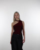 One Shoulder Top mit Schal
