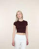 Weiches Crop T-Shirt
