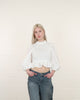Crop Bluse mit Peplum