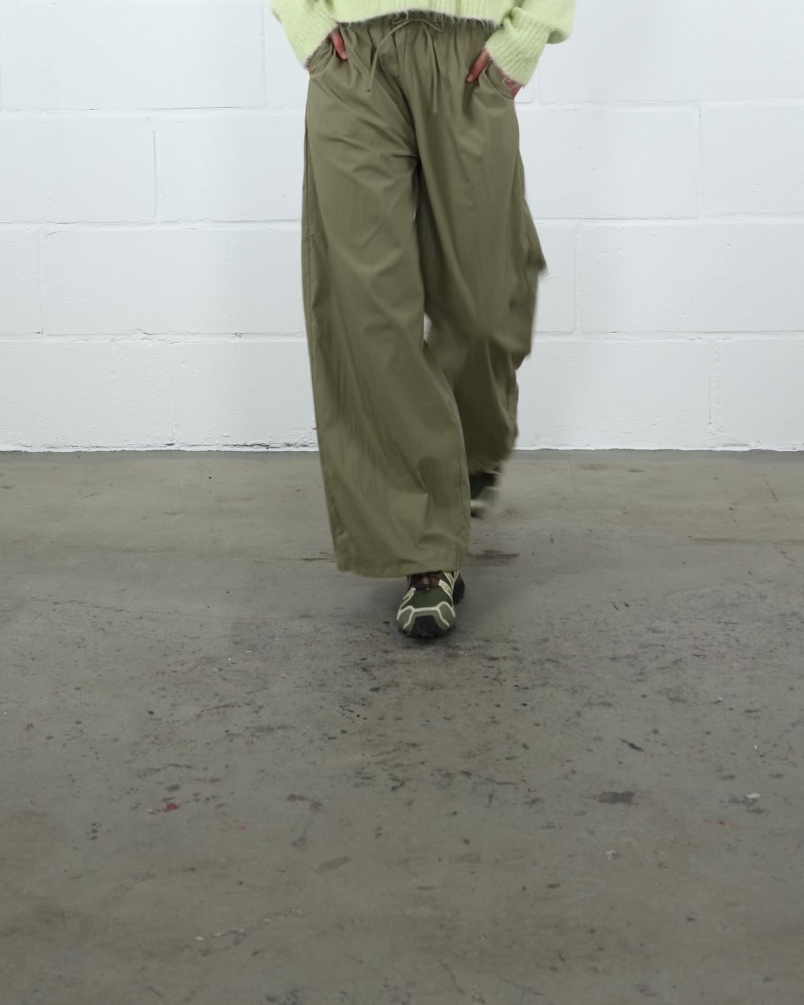 Lockere Parachute Hose