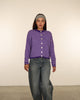 Strickjacke mit schmalen Streifen